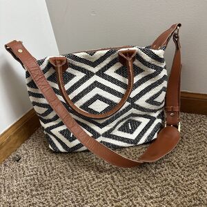 Tribe Alive Hand Bag Purse Double Strap Crossbody Made In India